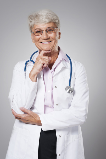Female senior doctor - Foto, Imagem