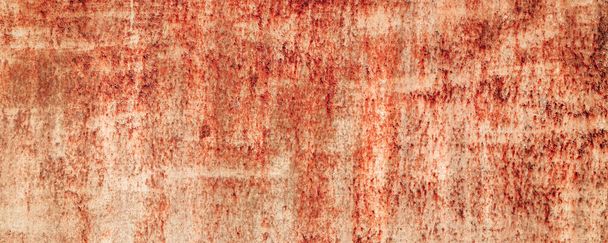 Grunge abstracto metal oxidado textura de hierro patrón de fondo. Encabezado del sitio web largo o formato de banner. - Foto, imagen