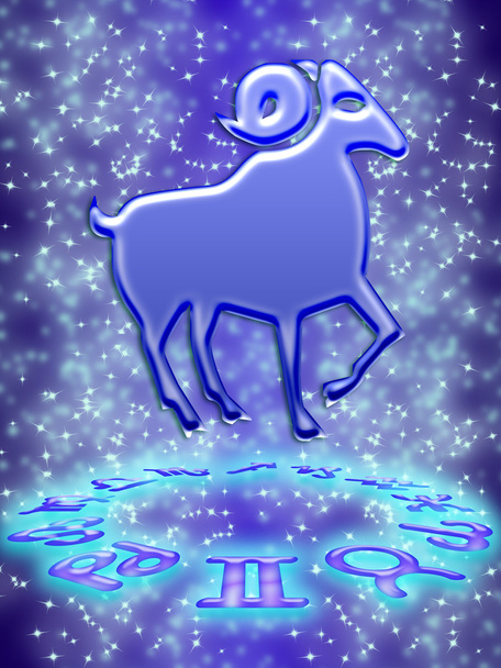 Signo del zodiaco de Aries - Foto, imagen