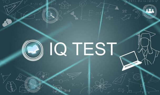 IQ EQ Test School MŠ Děti Úroveň vzdělání Koncept - Fotografie, Obrázek