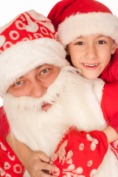 Santa with child - Zdjęcie, obraz