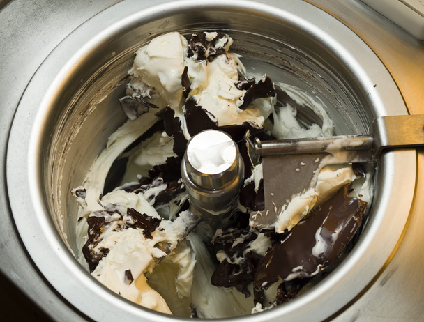 Preparação de sorvete
 - Foto, Imagem