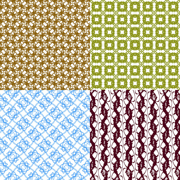 Conjunto de fondo abstracto de fondo de pantalla geométrica vintage patrón. Vector
 - Vector, imagen