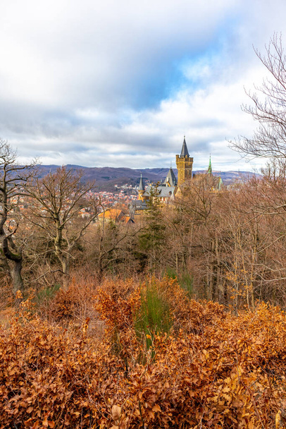 Explorando a bela cidade velha de Wernigerode às portas das Montanhas Harz - Saxônia-Anhalt - Alemanha - Foto, Imagem