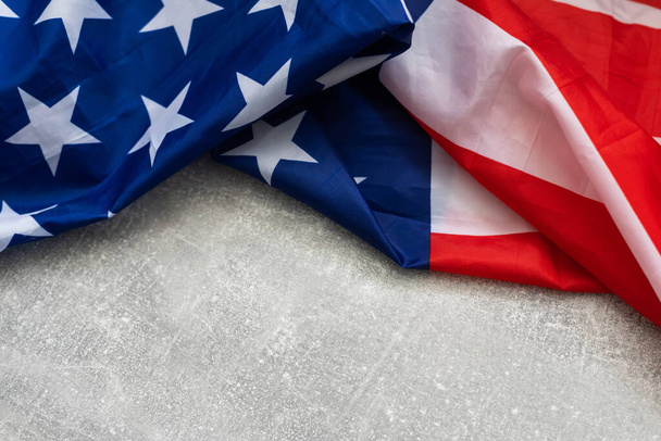Bandera de United States of America, elementos, primer plano
 - Foto, imagen