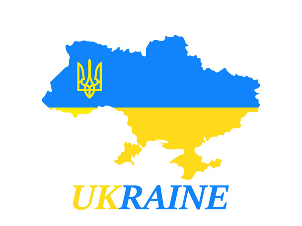 Ukraina, rauha Ukrainalle, Ukraina lippu, vapaa Ukraina, seistä Ukrainan kanssa, Takki Arms Ukraina - Valokuva, kuva