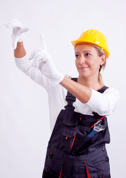 Trabajadora de construcción
 - Foto, imagen