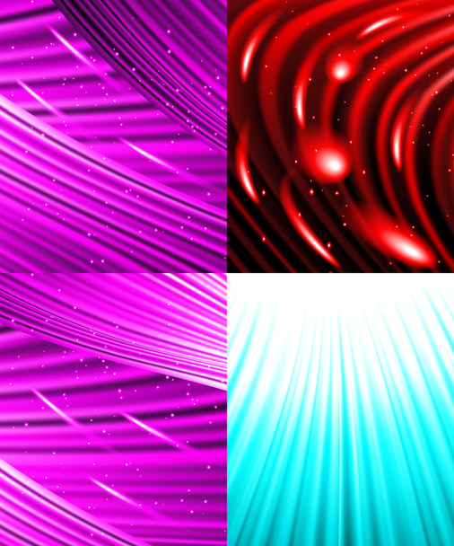 Serie di sfondo di raggi luminosi colorati. Vettore
 - Vettoriali, immagini