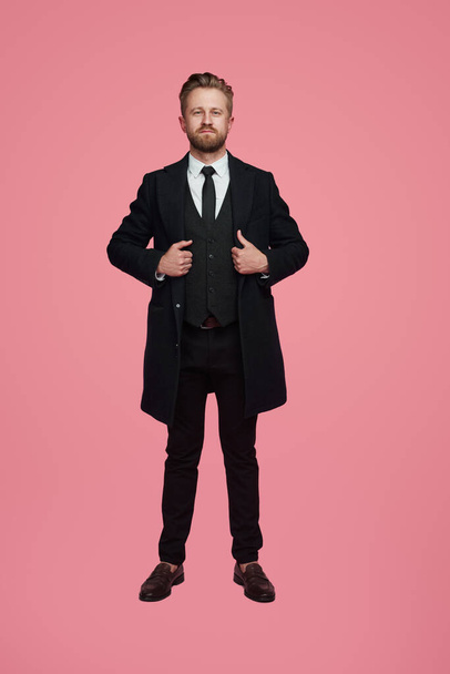 Businessman in formal wear in studio - Foto, imagen