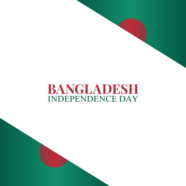 vectorgrafiek van Bangladesh onafhankelijkheidsdag goed voor Bangladesh onafhankelijkheidsdag viering. plat ontwerp. flyer design.flat illustratie. - Vector, afbeelding