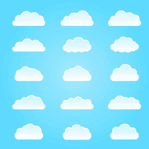 Felhő ikon. Vektorillusztráció - Vektor, kép