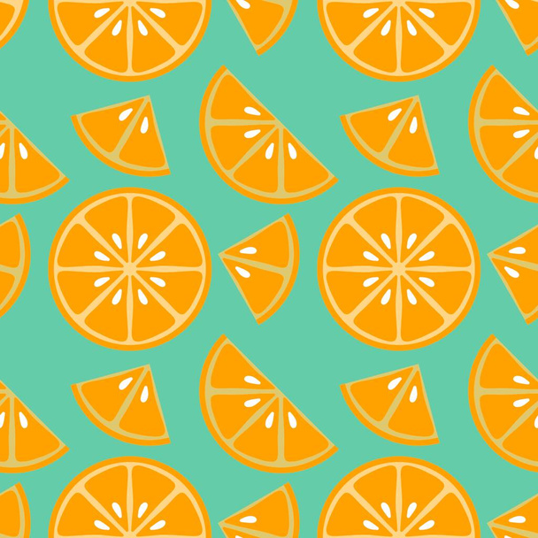 Letni owoc bez szwu cytrynowy pomarańczowy wzór dla tekstyliów i opakowań, prezentów, kart, pościeli i dzieci - Zdjęcie, obraz