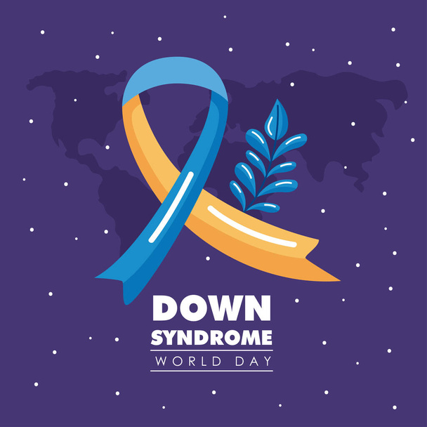 down syndrome campaign - Vector, Image