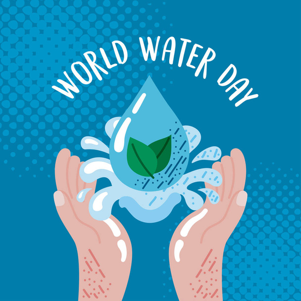 Scheda della Giornata Mondiale dell'Acqua
 - Vettoriali, immagini