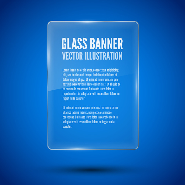 Glass framework. Vector illustration. - Wektor, obraz