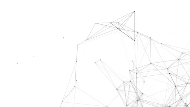 Фантастична абстрактна технологія Plexus. Анотація геометричного фону з рухомими лініями, точками і трикутниками. Наука. Медицина та технології. Анімація циклів
 - Кадри, відео