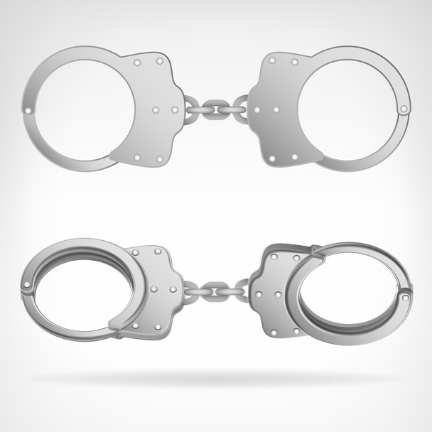 handcuff set isolated object 3D vector - ベクター画像