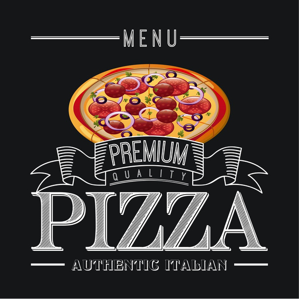 Pizza ontwerp  - Vector, afbeelding