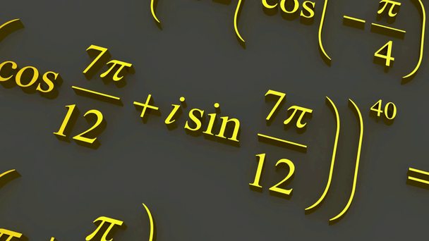 mathematische Formeln. - Filmmaterial, Video