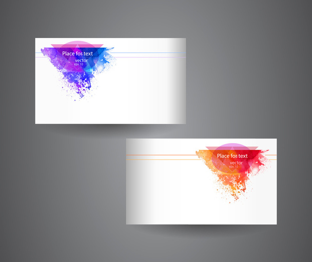 Business cards template. - Vector, afbeelding