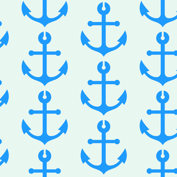 Seamless wallpaper with sea anchors - Photo, Image