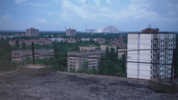 Pripyat time lapse Central Nuclear de Chernobil - Filmagem, Vídeo