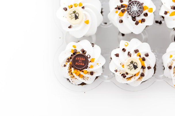 Schokoladenhalloween-Cupcakes - Foto, Bild