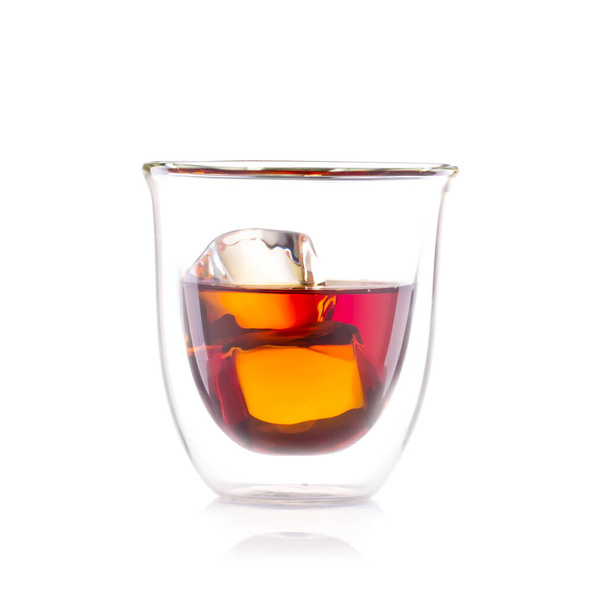Whiskey glass isolated on white - Foto, imagen