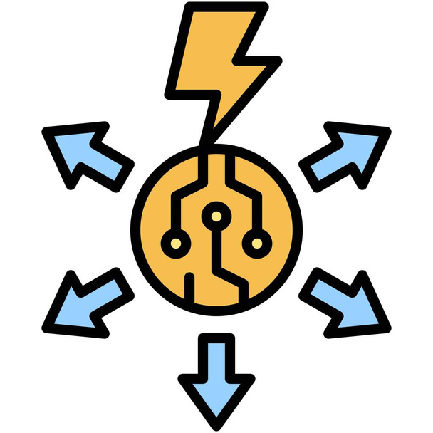 Liquidation icon, Decentralized finance related vector illustration - Vector, Image