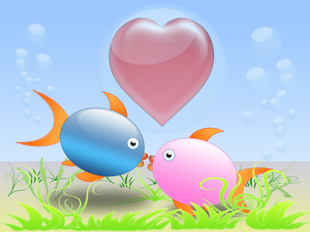 Love fish - Foto, afbeelding
