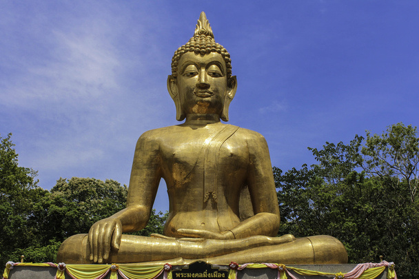 Tajski posągi formy sztuki Tajlandii świątyni - Zdjęcie, obraz