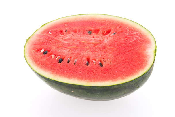 Wassermelone isoliert auf weißem Hintergrund - Foto, Bild