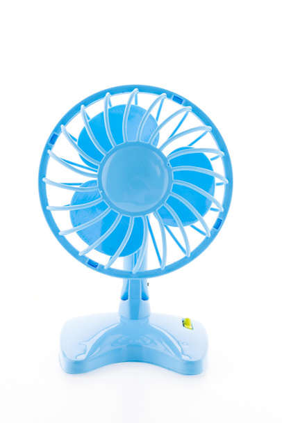 Elektronische ventilator geïsoleerd op witte achtergrond - Foto, afbeelding