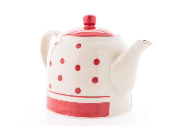 Polka dot tea pot - Photo, Image