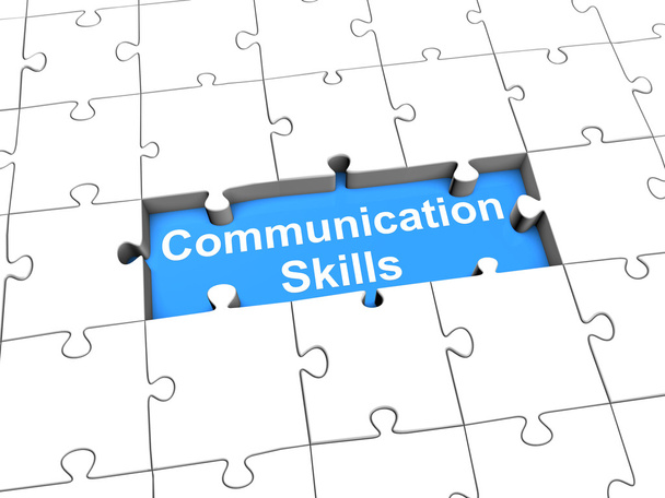 Puzzle de habilidades de comunicación
 - Foto, Imagen