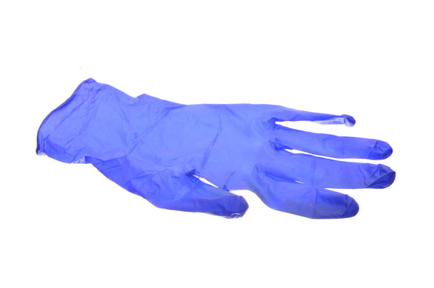 Гумові рукавички ізольовані на білому тлі
 - Фото, зображення