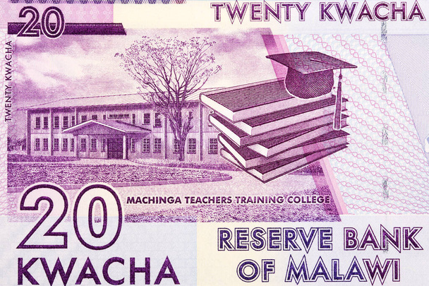 Machinga Teachers Training College gebouw van Maleise geld - kwacha - Foto, afbeelding