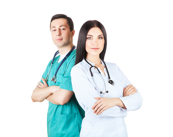 professional doctors in uniforms - Zdjęcie, obraz