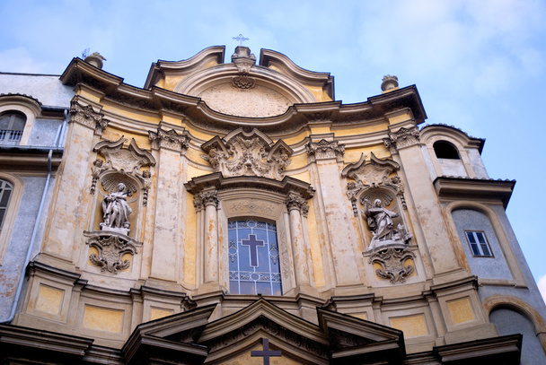 Small baroque church in Rome Italy - Foto, afbeelding