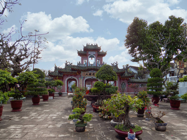 Vietnam. Phuc Kien Assembly Hall is one of the five halls of the Chinese communities that have become popular attractions in Hoi An. - Photo, image