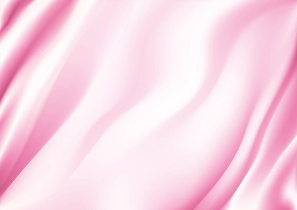 Light pink satin or silk fabric as background.Light pink silk or satin luxury texric  - Вектор,изображение