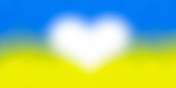 ウクライナの黄色の旗の写真 - 写真・画像