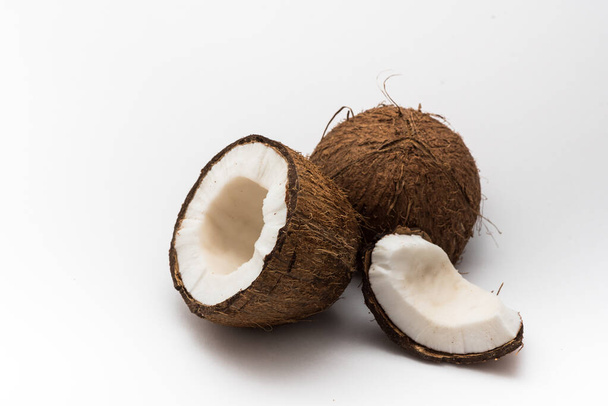 Coconut isolated on white background - Foto, imagen