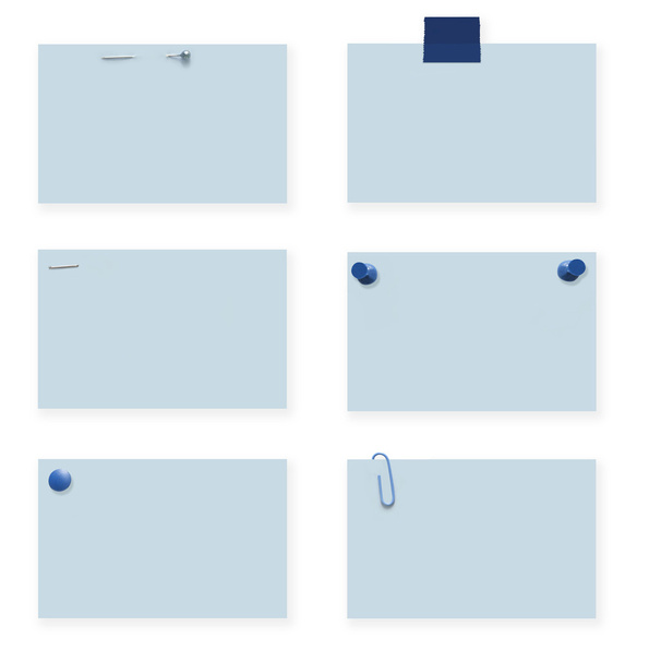 Пустий синій етикетки з контурів - Фото, зображення