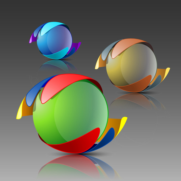 3D logo - Vektor, kép