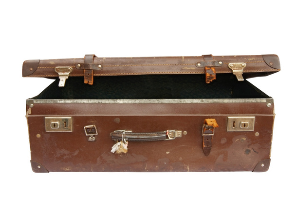 Vintage Suitcase (with Path) - Foto, imagen