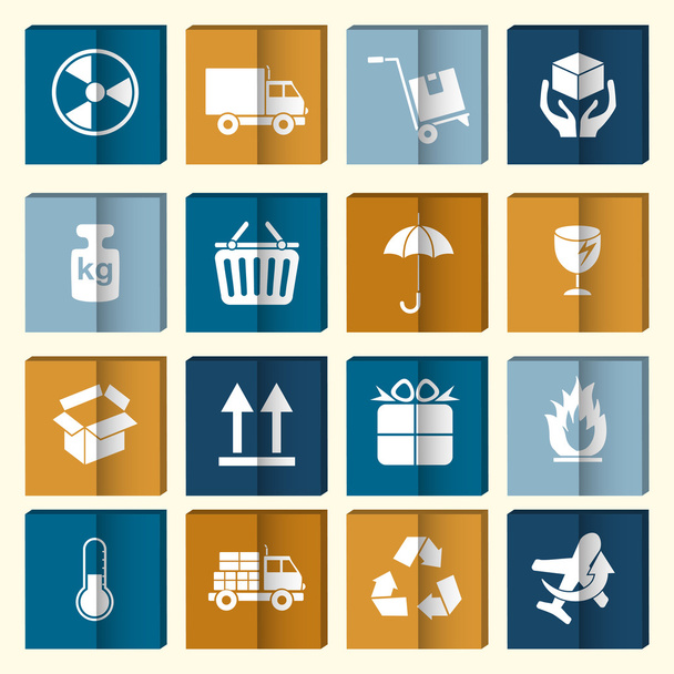 Logistic and packing icon - Vector, Image