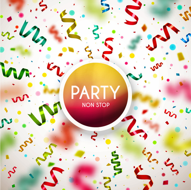 Party nonstop - Vektor, Bild