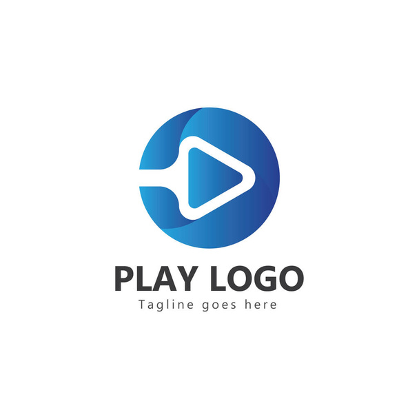 logo vektör şablonu tasarımını oynat - Vektör, Görsel