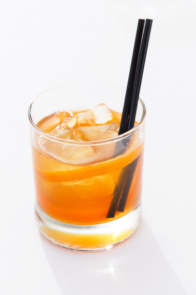 Cocktail with orange - Фото, зображення